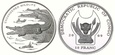 Kongo 10 franków 2009 - krokodyl - GCN PR 70