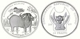 Kongo 10 franków 2007 - bawół - GCN PR 70
