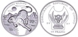 Kongo 10 franków 2007 - lampart