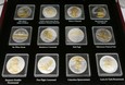 USA zestaw 12 najsłynniejszych srebrnych dolarów
