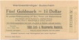Szczecinek 5 goldmark 1923