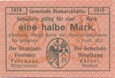 Bismarkhuta pół marki 1920