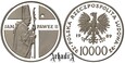 10 000 złotych 1989 - Jan Paweł II - pastorał