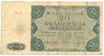 20 złotych 1947 seria A