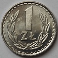 1 zł złoty 1985 menniczy mennicza PROOF LIKE IDEAŁ 