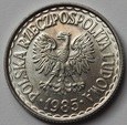 1 zł złoty 1985 menniczy mennicza PROOF LIKE IDEAŁ 