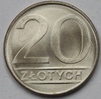 20 zł złotych nominał 1987 mennicze mennicza IDEAŁ (11)
