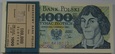 1000 złotych 1982 - Mikołaj Kopernik - UNC - Seria KG z paczki