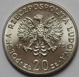 20 zł Marceli Nowotko 1975 mennicza mennicze IDEAŁ