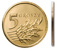 5 gr groszy 1993 mennicze mennicza z woreczka