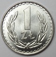 1 zł złoty 1984 DESTRUKT IDEAŁ- podwójny rant