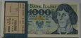 1000 złotych 1982 - Mikołaj Kopernik - UNC - Seria HF z paczki