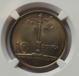 10 zł Kolumna Zygmunta 1965 NGC MS66 !!!