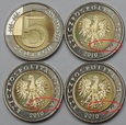 5 zł złotych 2010 mennicza typ z podwójnym rantem