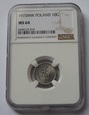 10 gr groszy 1973 mennicza mennicze IDEAŁ NGC MS 64