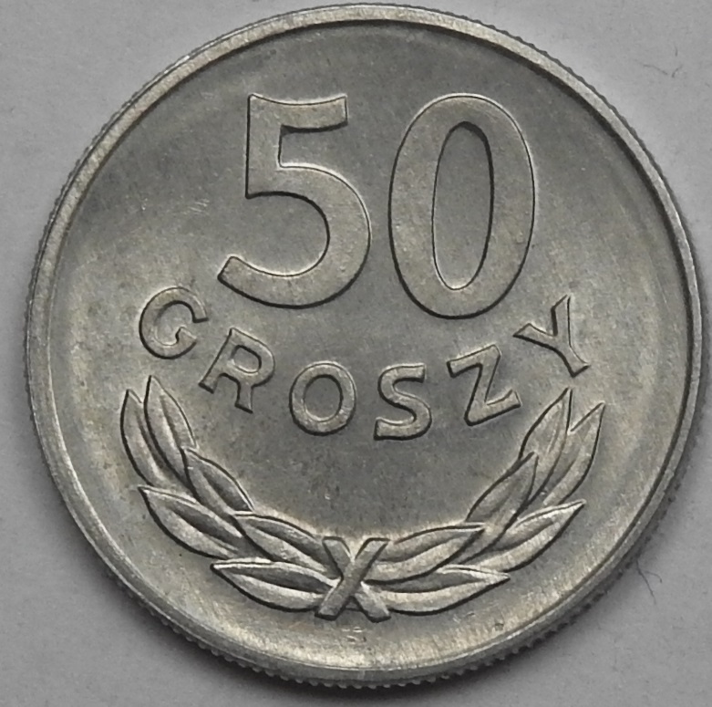 50 gr groszy 1984 mennicza mennicze IDEAŁ (17)