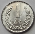 1 zł złoty 1981 menniczy mennicza IDEAŁ - rzadka