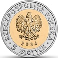 5 zł Zamek w Łańcucie Odkryj Polskę 2024 mennicza