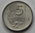 5 gr groszy 1970 mennicza mennicze IDEAŁ