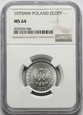 1 zł złoty 1975 ze znakiem mennicy NGC MS 64