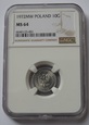 10 gr groszy 1972 mennicza mennicze IDEAŁ NGC MS 64