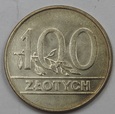 100 zł złotych nominał 1990 mennicza TYP A IDEAŁ