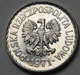 1 zł złoty 1971 menniczy mennicza IDEAŁ PROOF LIKE