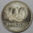 100 zł złotych nominał 1990 mennicza TYP A IDEAŁ