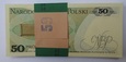 Paczka bankowa 100 x 50 zł Świerczewski 1988 Seria HP