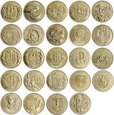Komplet 24 monet 2 zł złote GN z 2004 roku mennicze z woreczków UNC