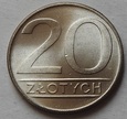 20 zł złotych nominał 1987 mennicze mennicza IDEAŁ (12)