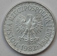 1 zł złoty 1982 piękna CIENKA DATA RRR