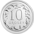 10 Groszy 1992 rok z rolki bankowej