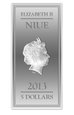5  DOLLAROW 2013- NIUE -ZEUS