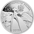 .2018.01 r. 10 zł Polska Reprezentacja Olimpijska PyeongChang
