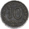  10 fenigów 1918 efekt ducha Nr 10403