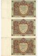 50 zł 1929, zestaw 3 banknotów Nr 9501