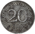  20 fenigów 1917 efekt ducha Nr 10400