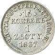 15 kopiejek / 1 złoty 1837, R1_ Nr 12168