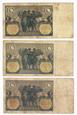 10 zł 1926, zestaw 3 banknotów Nr 9499