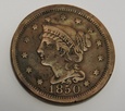 USA 1 cent 1850