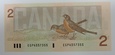 KANADA 2 dollars 1986