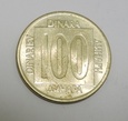 JUGOSŁAWIA 100 dinara 1989