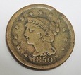 USA 1 cent 1850