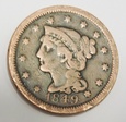 USA 1 cent 1849