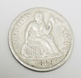 USA dime 10 cents 1889 Liberty Seated