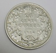 KANADA 25 cents 1914