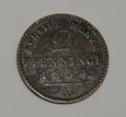NIEMCY Prusy 2 pfennige 1854 A
