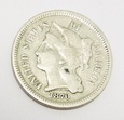 USA 3 cents 1870