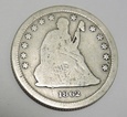 USA quarter 25 cents 1862 Liberty Seated